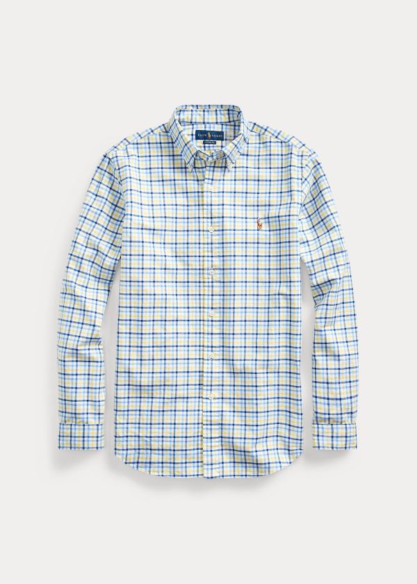 Camisa Polo Ralph Lauren Classic Fit Plaid Homem 21069-JKTL